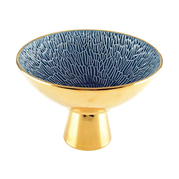 FRUTEIRA AZUL E DOURADO