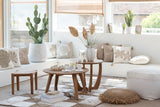 MESA DE APOIO BRUNI TEAK NATURAL