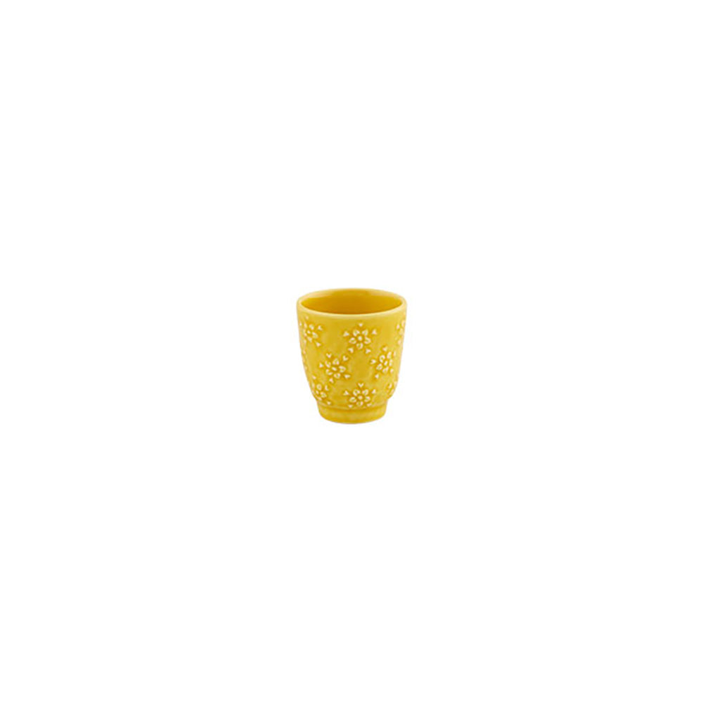 CHÁVENA CAFÉ - FLORA AMARELO