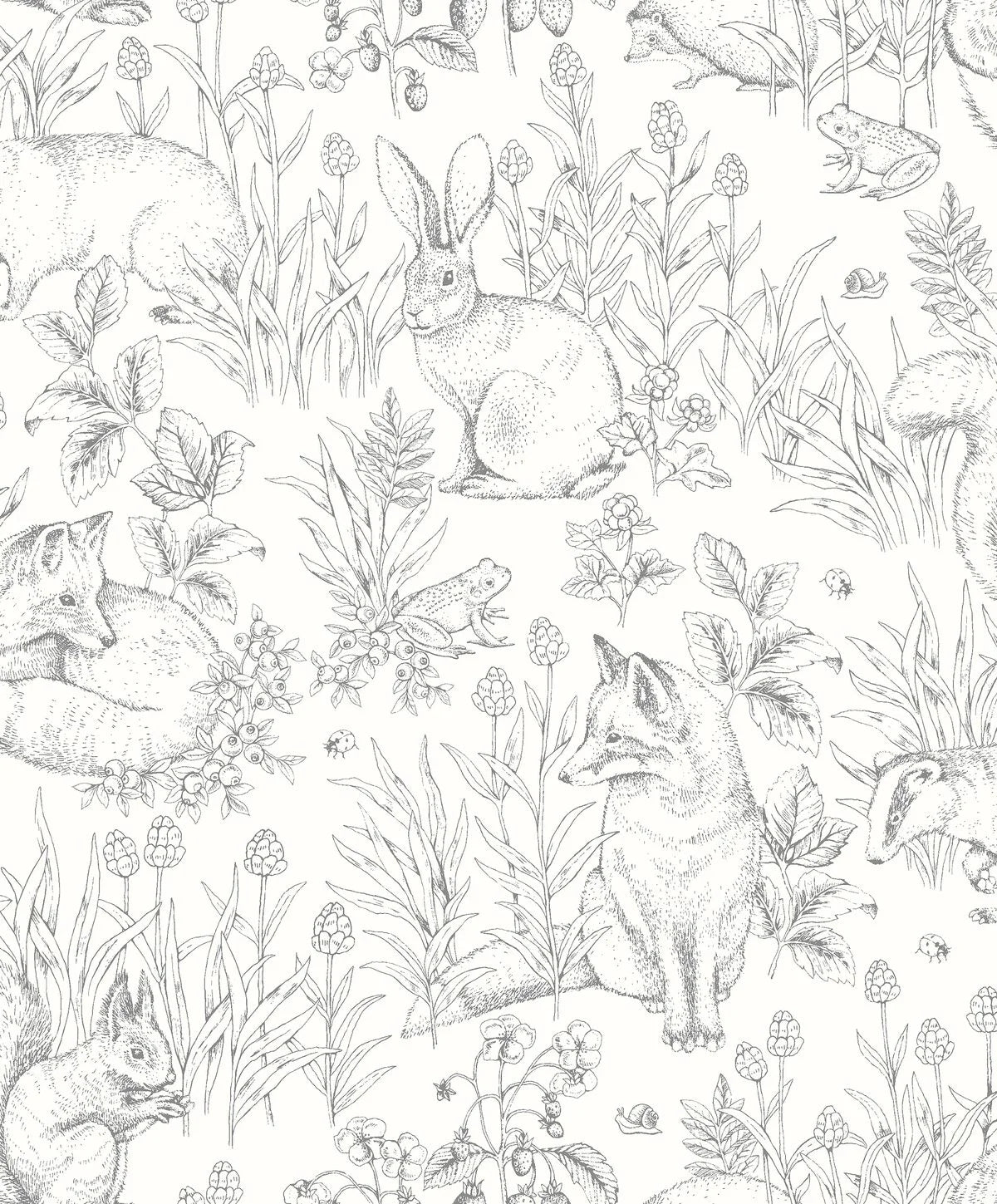 PAPEL DE PAREDE FOREST FRIENDS