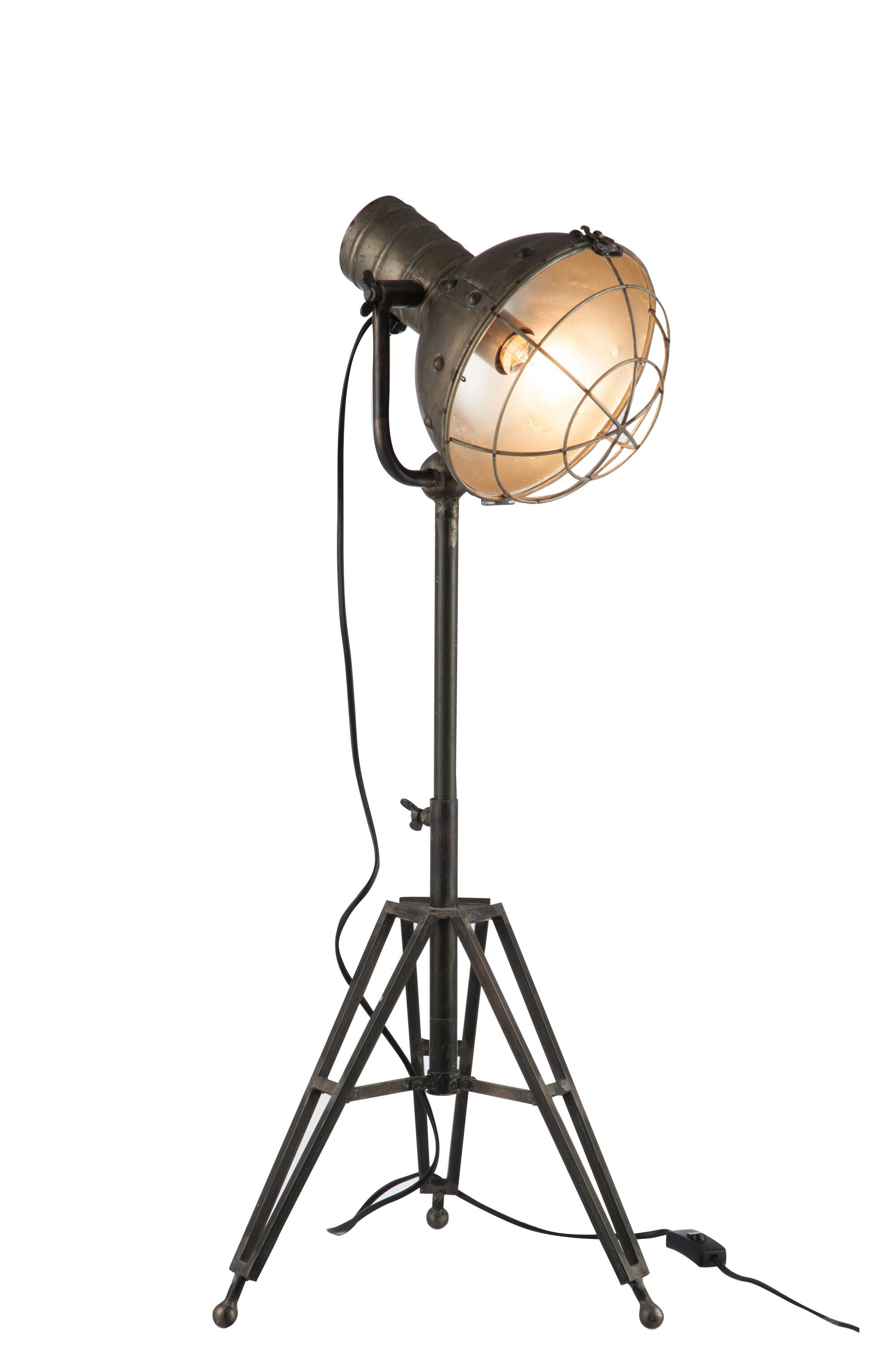 Candeeiro redondo Metal Grey