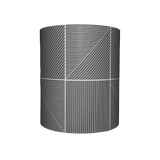 ABATJOUR GEOMETRIC BLACK