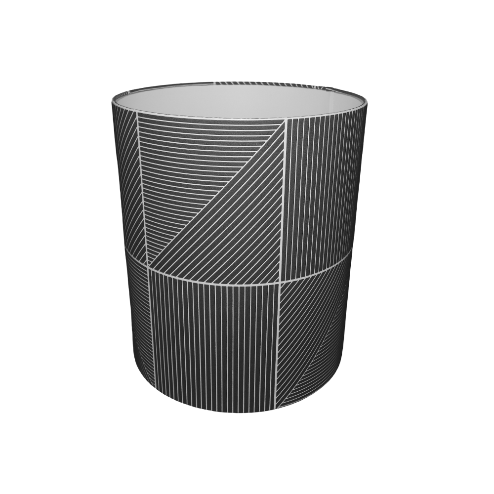 ABATJOUR GEOMETRIC BLACK