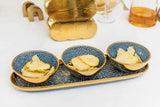 CONJUNTO DE APERITIVOS BLUE&GOLD