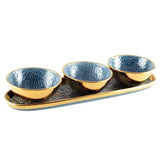 CONJUNTO DE APERITIVOS BLUE&GOLD