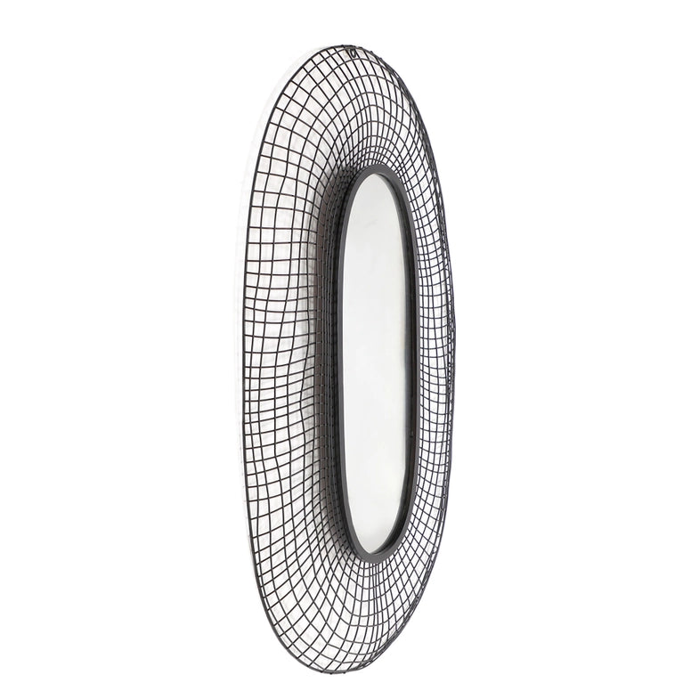 ESPELHO DE FERRO PRETO