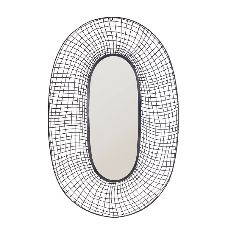 ESPELHO DE FERRO PRETO