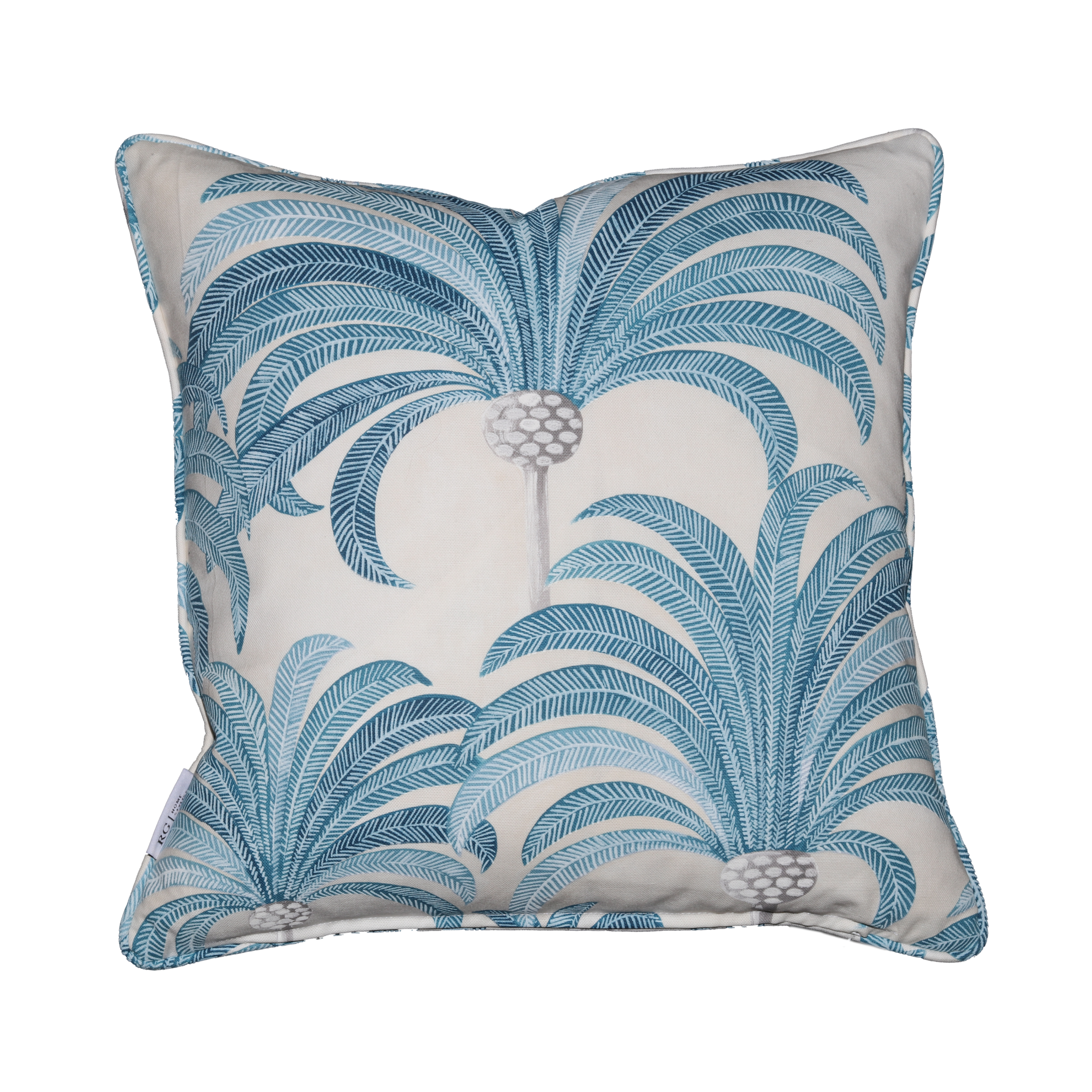 ALMOFADA BLUE PALM