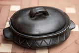 POTE OVAL QUEIMADO