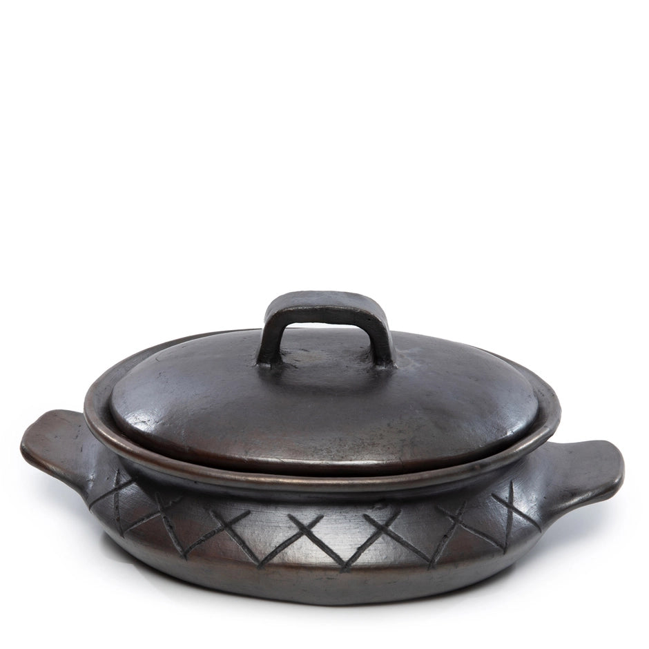 POTE OVAL QUEIMADO