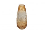 VASO DE VIDRO ÂMBAR