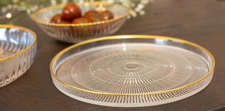 PRATO SOBREMESA RISCA GOLDLINE 16X16X2