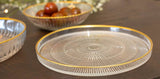 PRATO SOBREMESA RISCA GOLDLINE 16X16X2