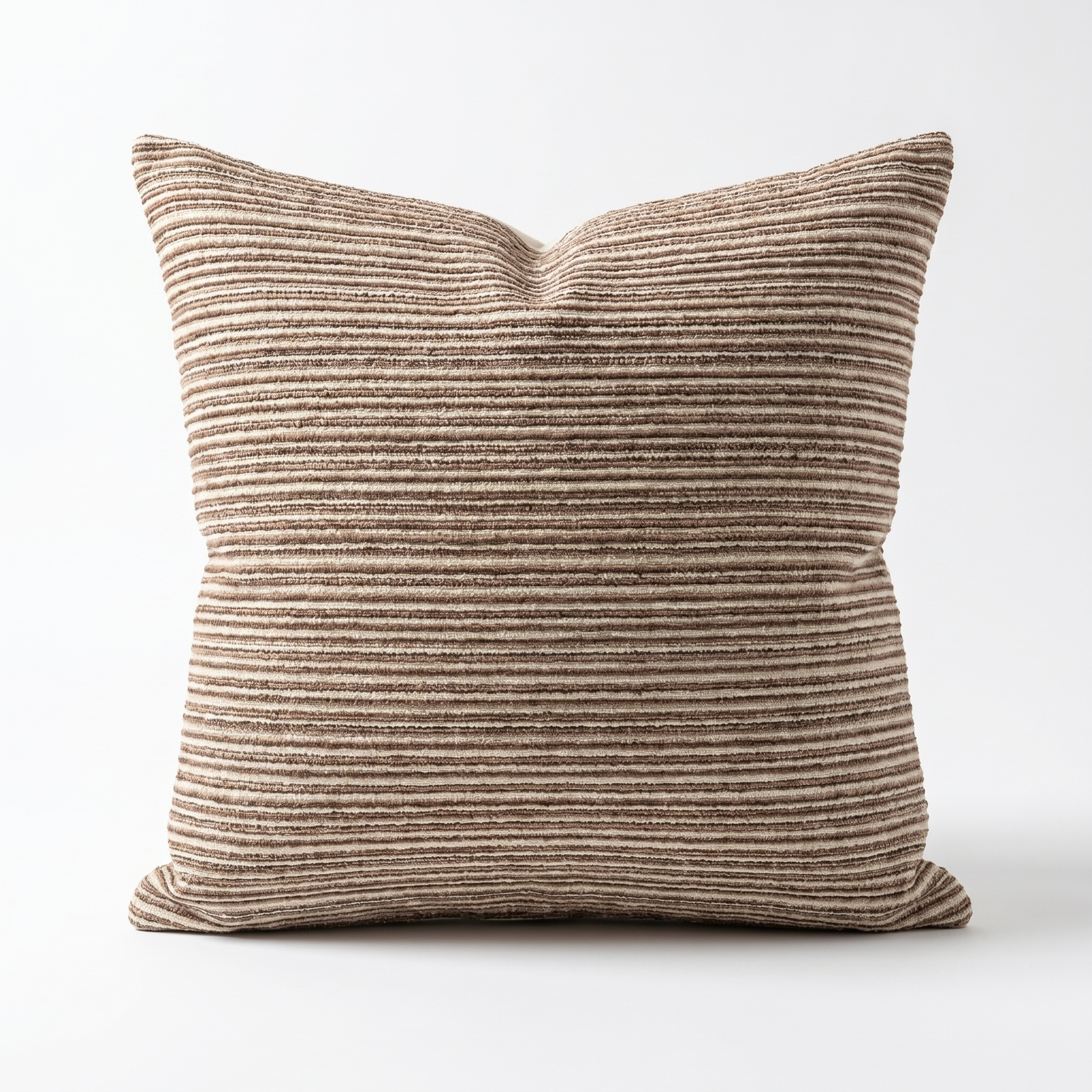ALMOFADA 45X45 CM HAYDEN CREAM+DARK BROWN