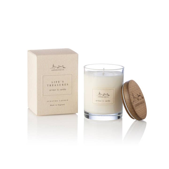 VELA COPO AMBAR E BAUNILHA