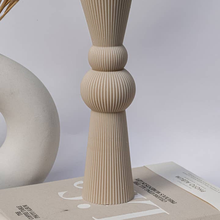 VELA GEOMÉTRICA MINIMALISTA