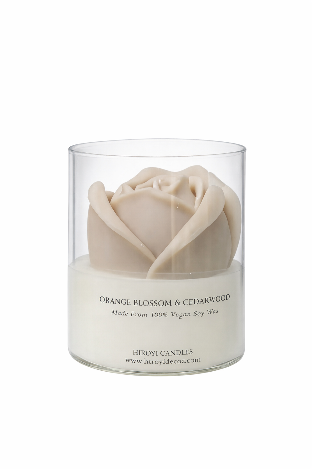 VELA PERFUMADA ROSA E TULIPA