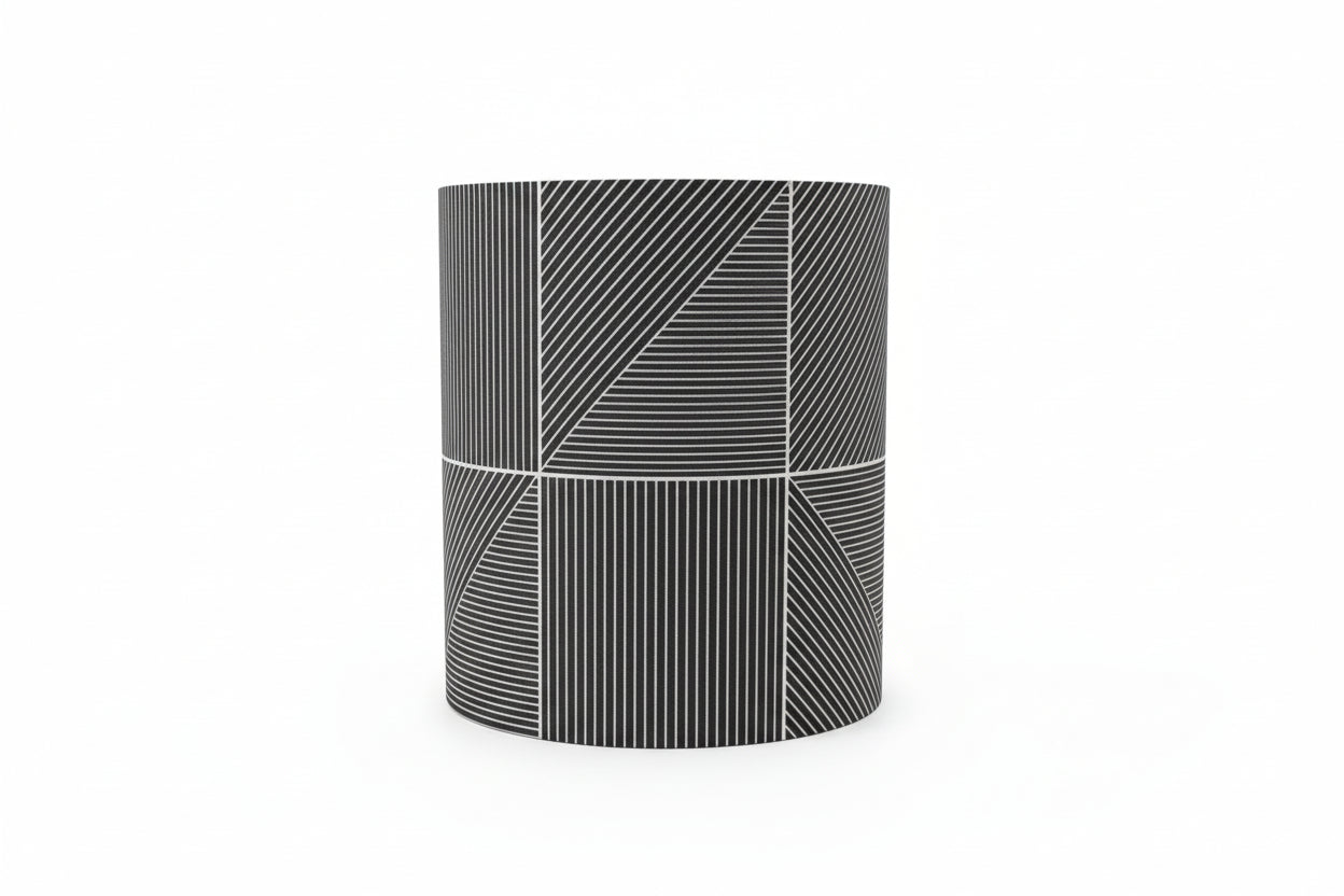 ABATJOUR GEOMETRIC BLACK