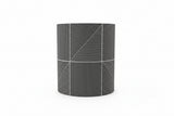 ABATJOUR GEOMETRIC BLACK