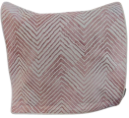 ALMOFADA ONDAS ROSA E BRANCO
