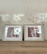 SET DE 2 QUADROS BRINJAL