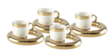 CONJ. 4 CHAVENAS CAFÉ DOURADO