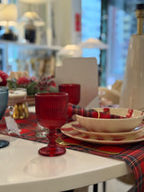 CONJ. 6 COPOS PÉ VERMELHO