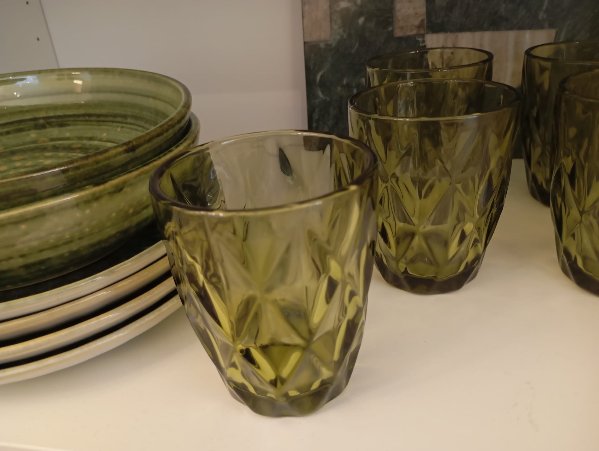 COPO BAIXO LOSANGOS VERDE