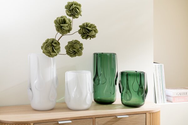 JARRA DRIPPY GLASS GREEN SMALL