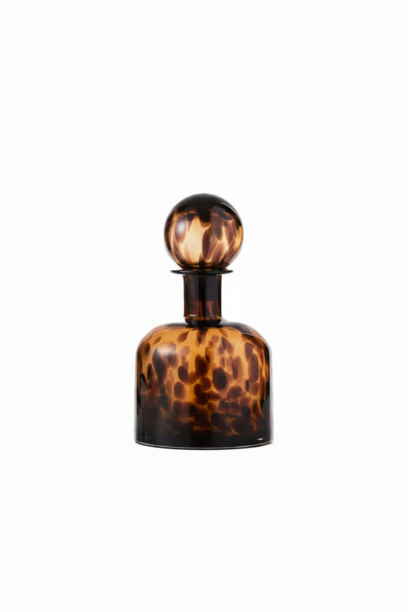 GARRAFA Glass Brown/Black Small