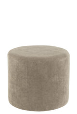 Pouf Velvet Grey