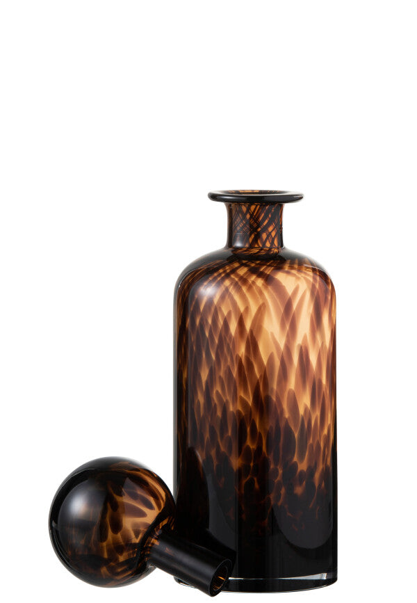GARRAFA Glass Brown Medium