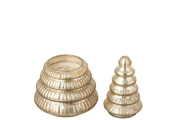 VELA GLASS GOLD DE NATAL