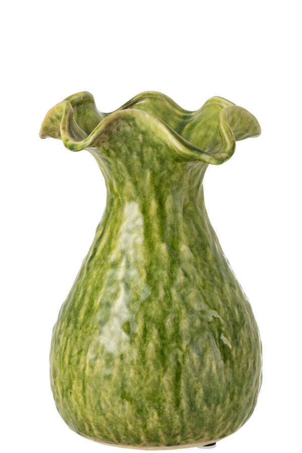 Jarra Ronny Irregular Clay Green Large