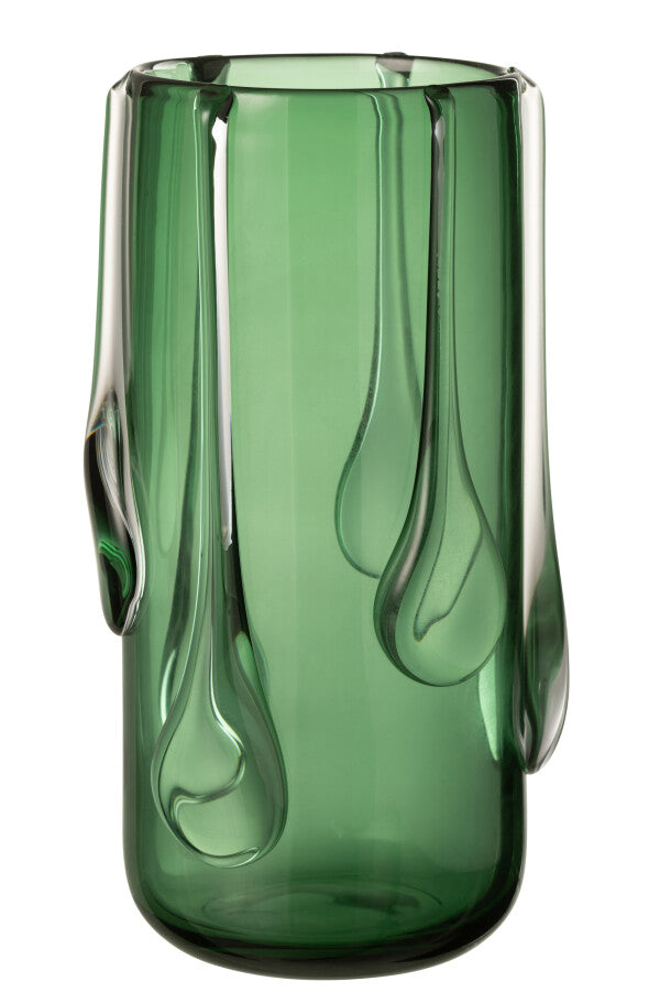 Jarra Drippy Glass Green Large
