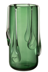 Jarra Drippy Glass Green Large